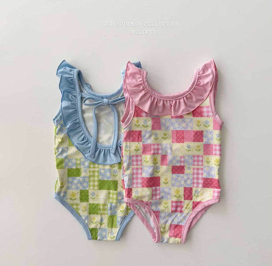melikey garden frill swimsuit (85-135cm)