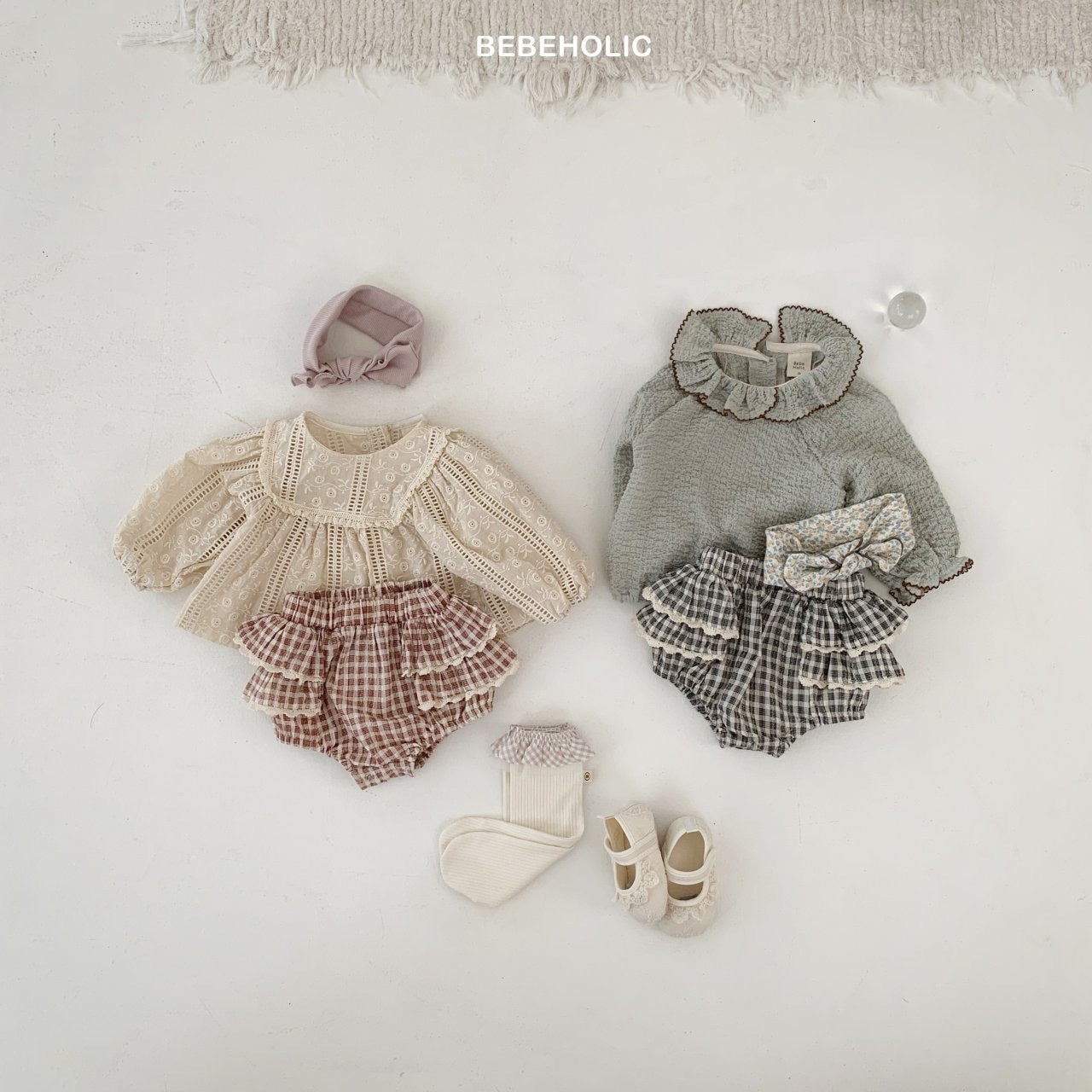 bebeholic lumi check bloomer (3-18m)