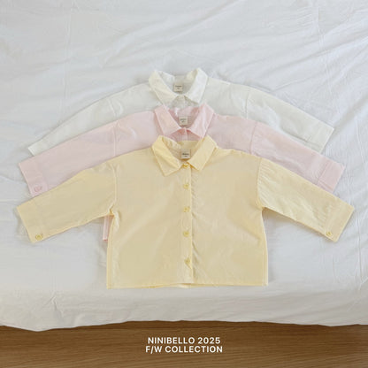 ninibello vanilla cotton shirt (80-130cm)