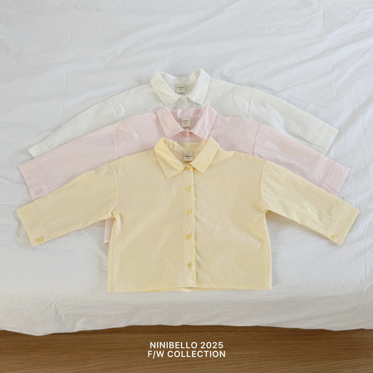 ninibello vanilla cotton shirt (80-130cm)