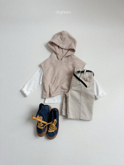 digreen woody hooded vest (85-130cm)