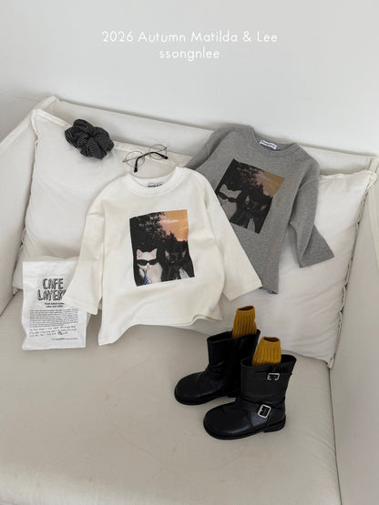 matilda&lee tie cat tee (85-165cm)