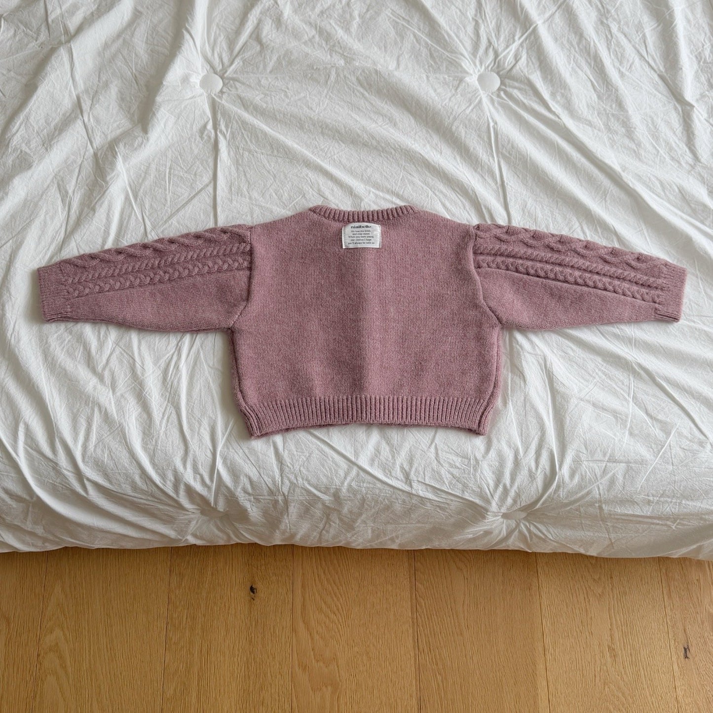 ninibello mob knit cardigan (90-125cm)