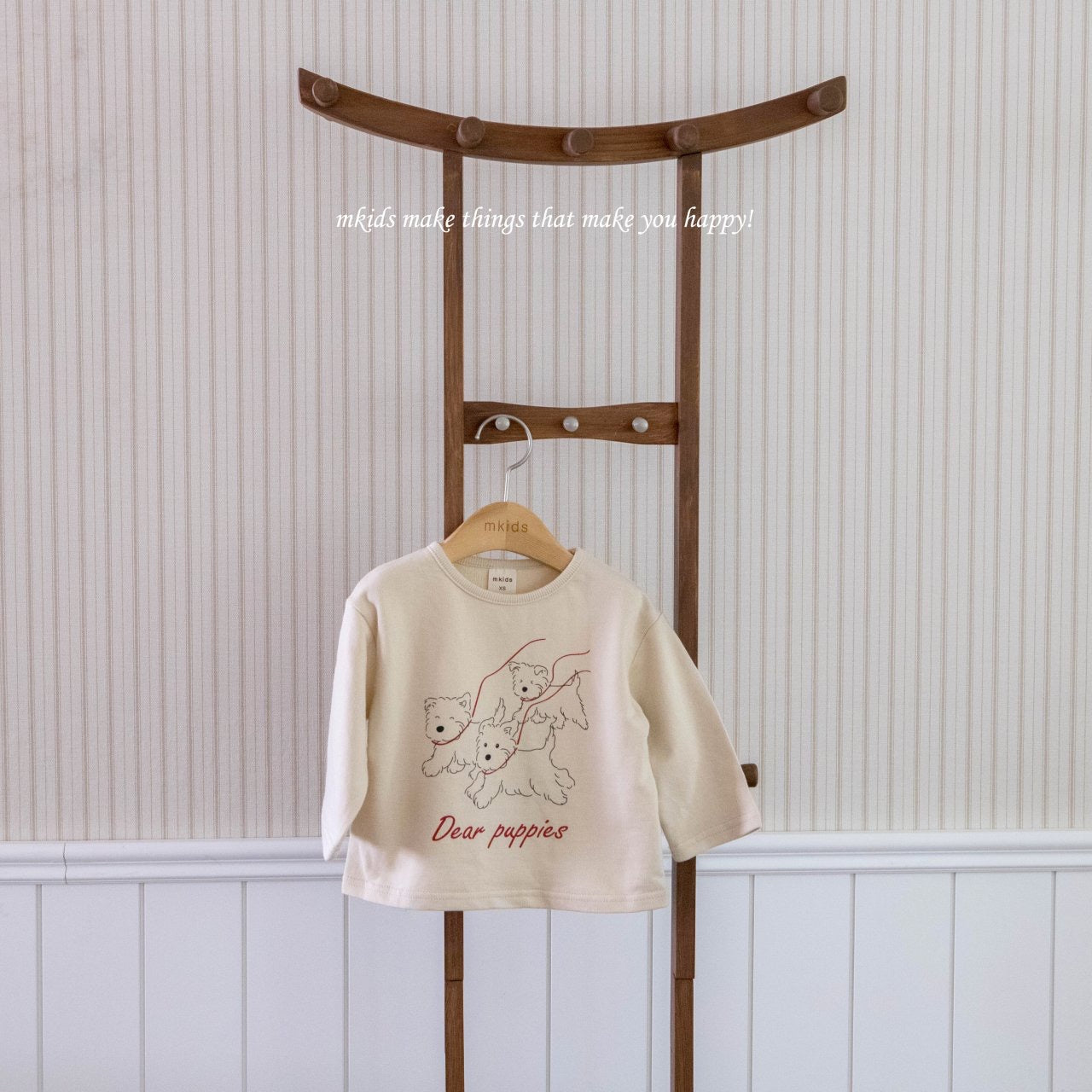 mkids bow wow tee (65-115cm)