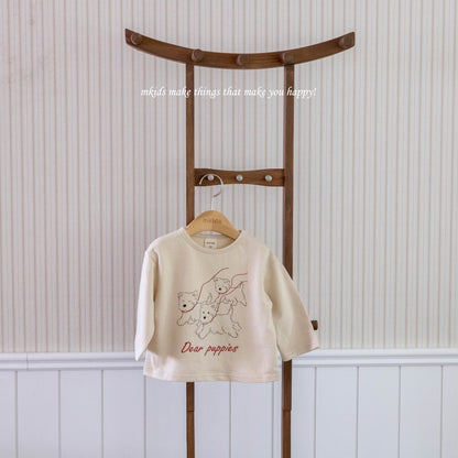 mkids bow wow tee (65-115cm)