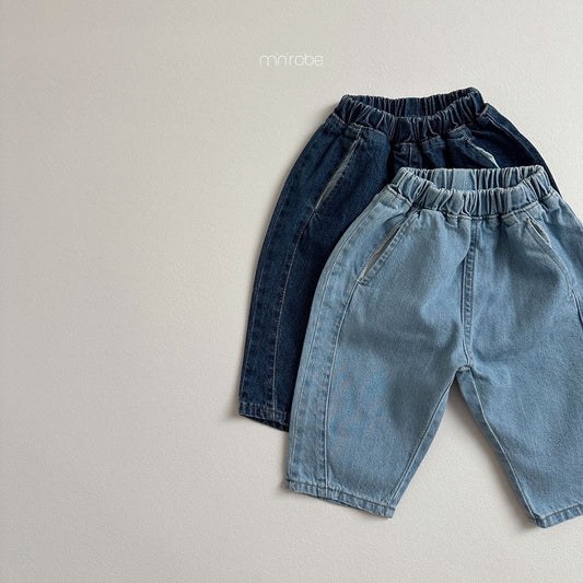 Minirobe round denim pants (70-110cm)