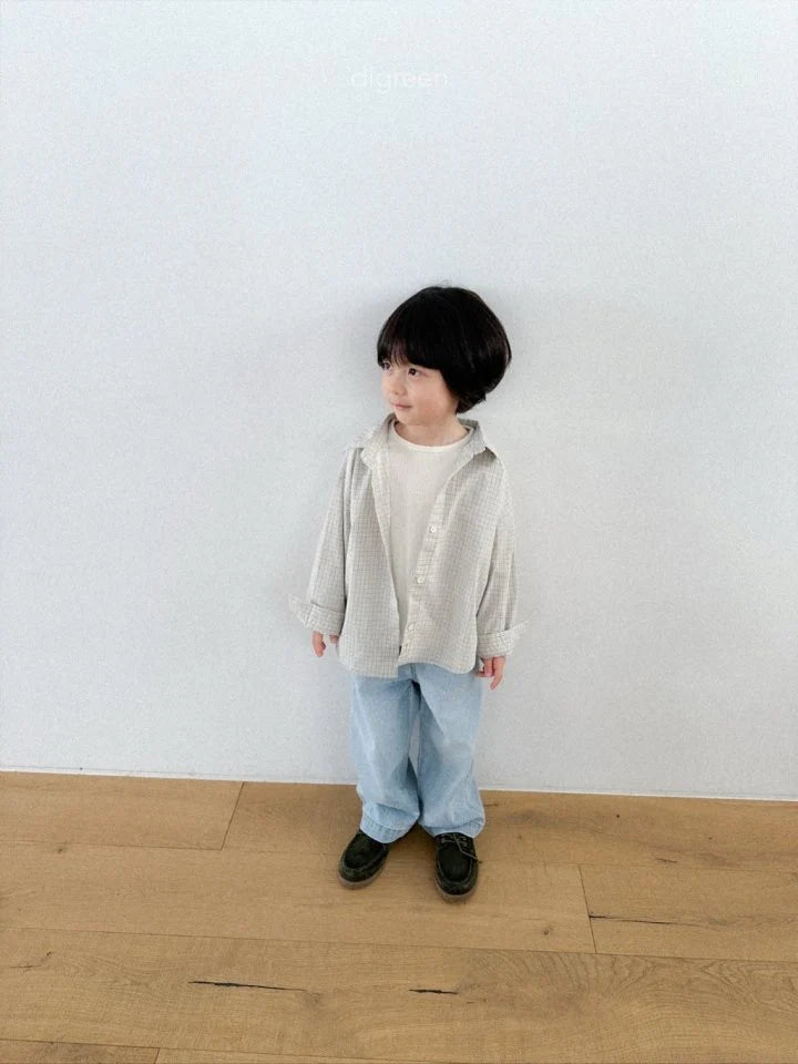 Digreen Check Shirt (85-130cm)