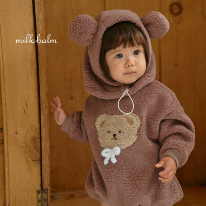 milkbalm bear embroidery suit (3-18m)