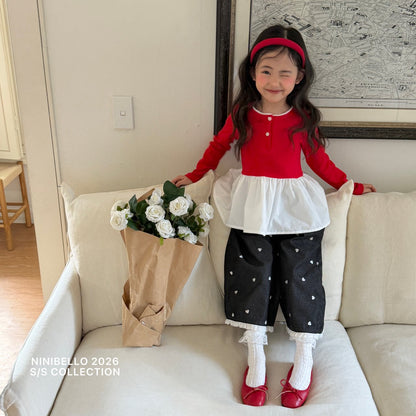 ninibello tulip layered tee (80-130cm)