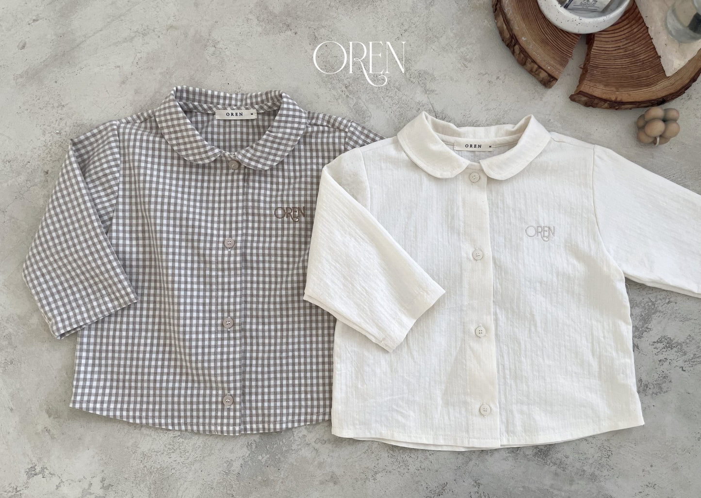 OREN oren basic shirt (75-100cm)