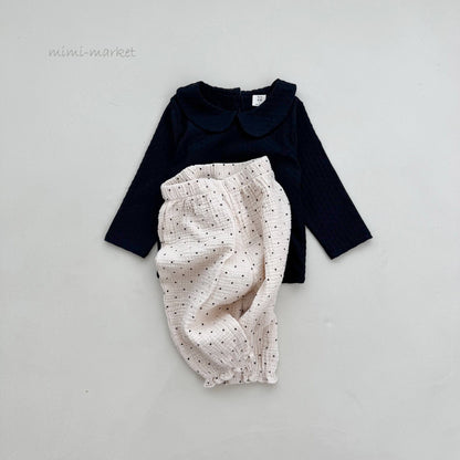 mimi market grape collar tee (bebe70-85cm)