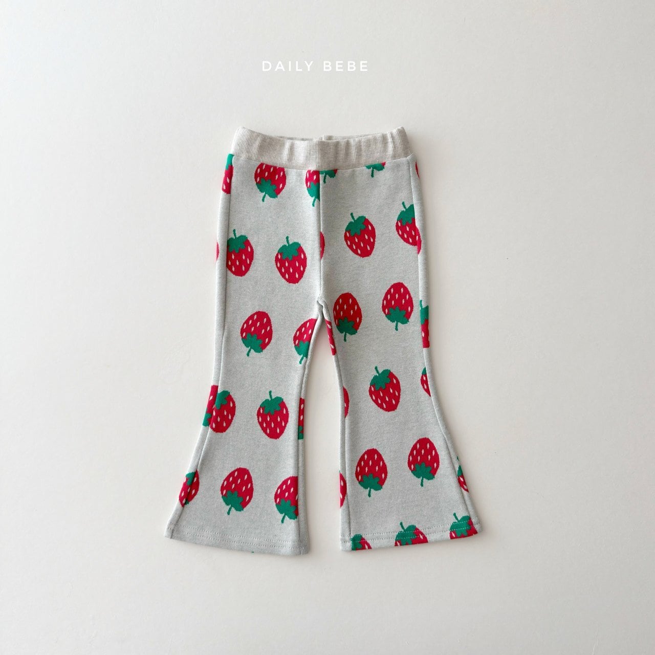 DAILYBEBE strawberry flare pants SET-UP (75-145cm)