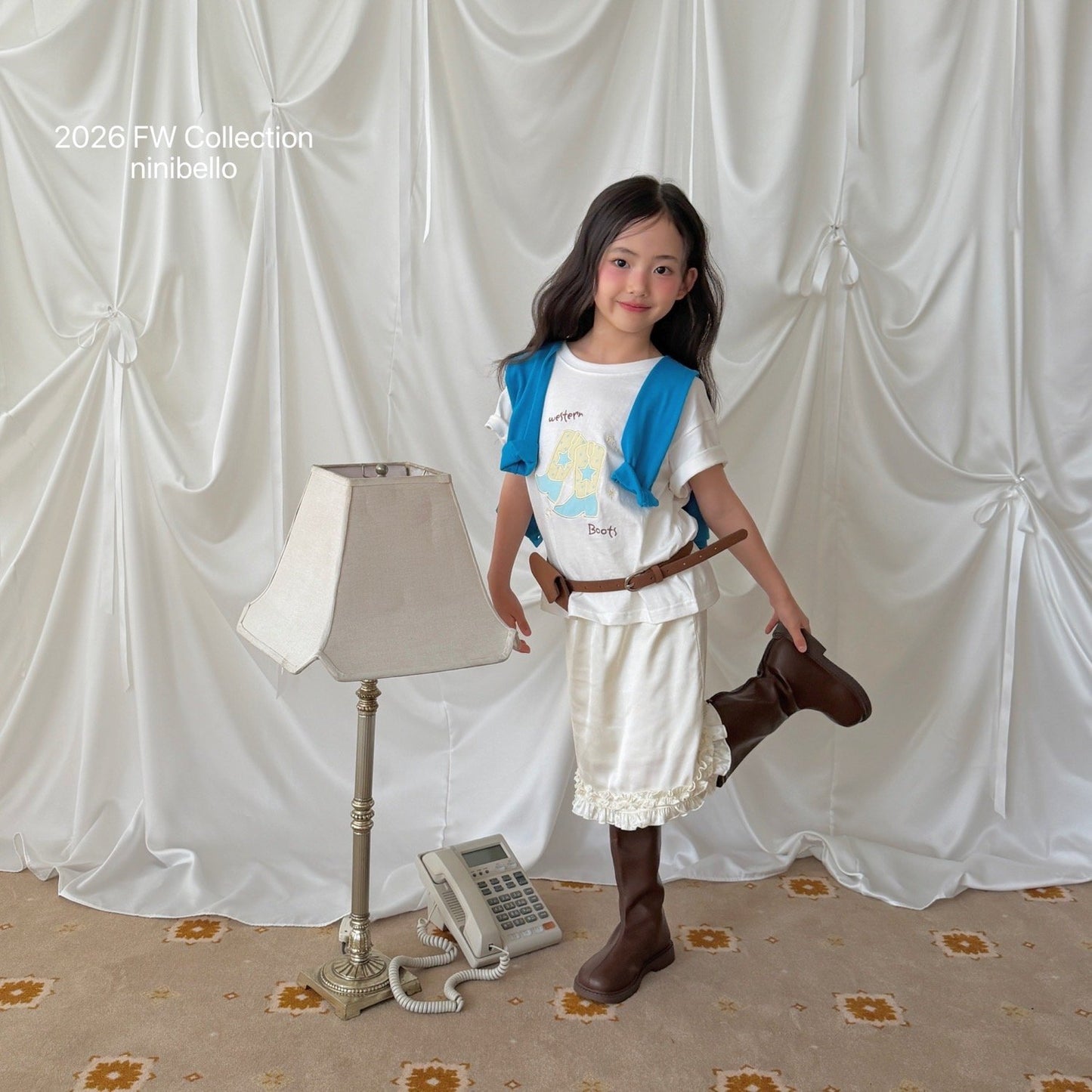 ninibello miko satin skirt (80-130cm)