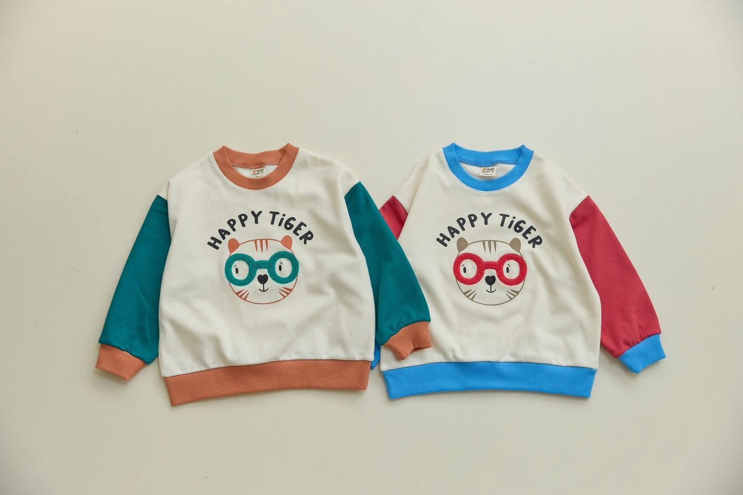 Orangemom happy tiger 撞色上衣 (95-140cm)