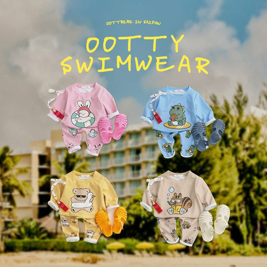 Oottbebe 可愛動物分體泳衣 (1-7y)