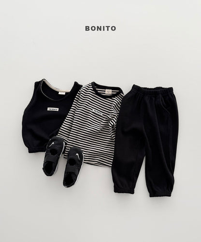 bonito mini waffle vest set (~80-140cm)