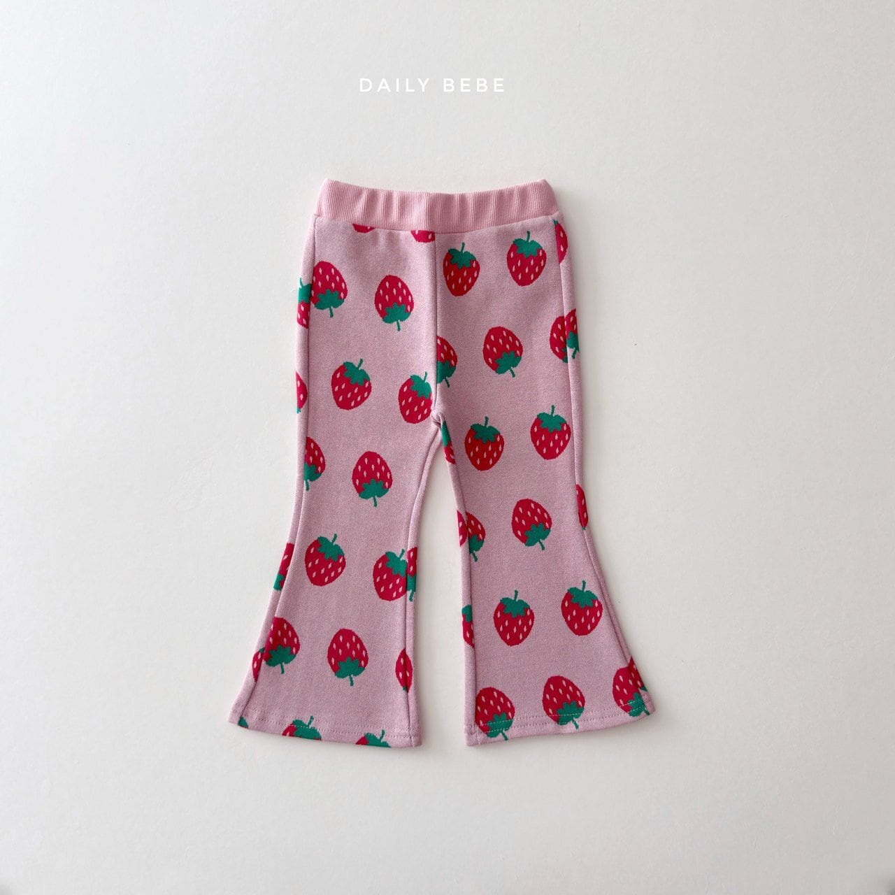 DAILYBEBE strawberry flare pants SET-UP (75-145cm)