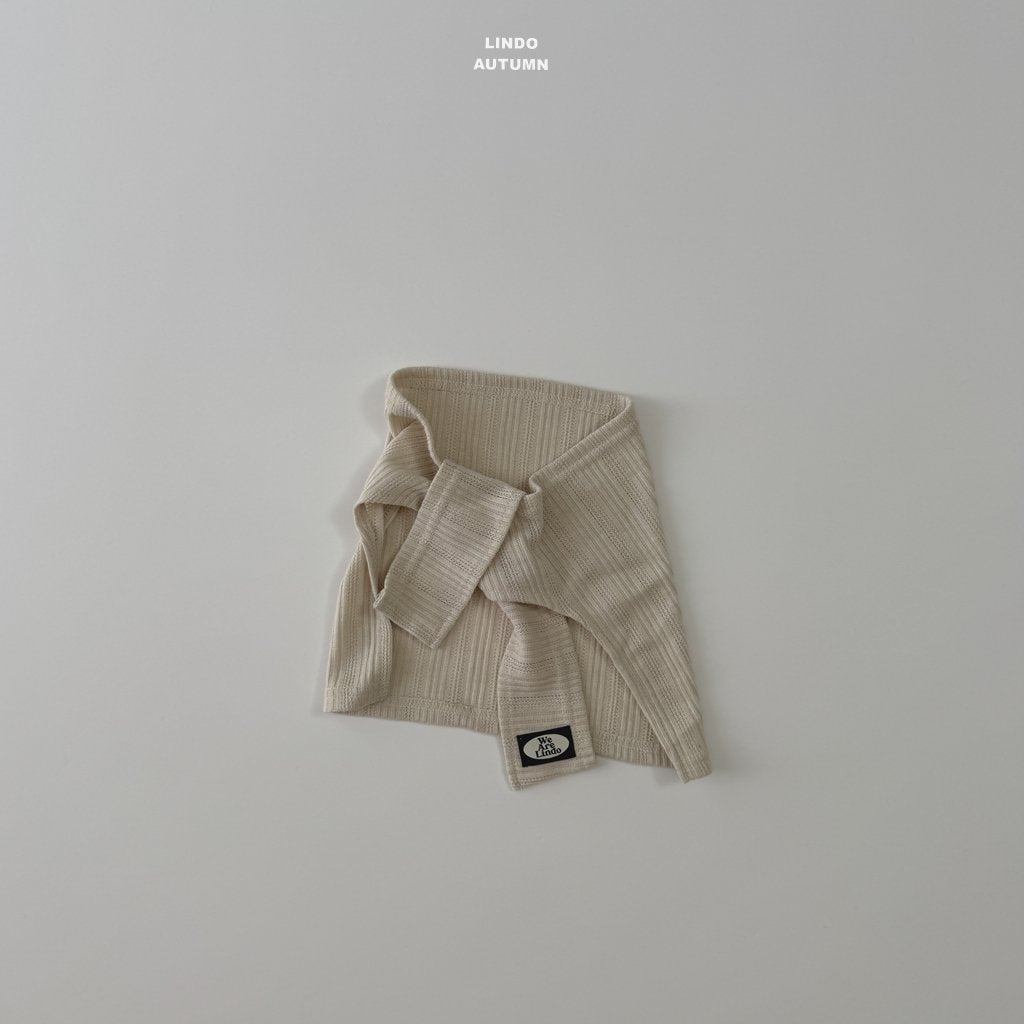 LINDO tie cardigan(rib)
