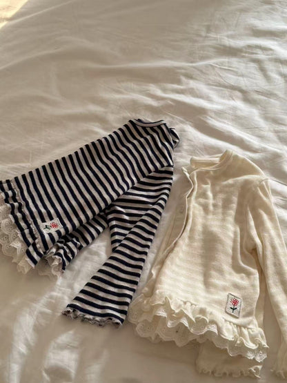 aiai lace border cardigan (95-140cm)