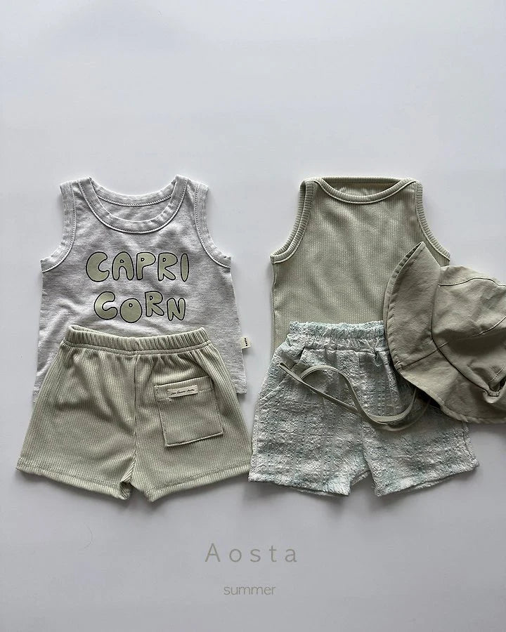 Aosta everyday sleeveless tee (~70-115cm)