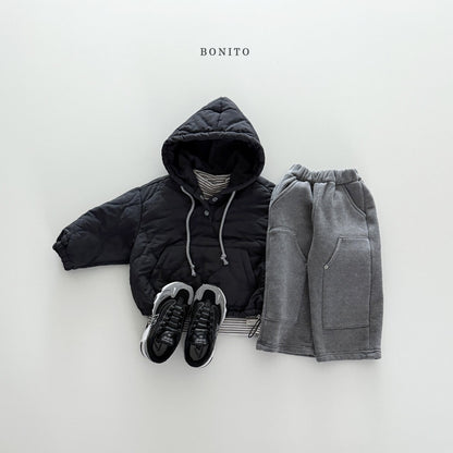 Bonito quilted hoodie (kids & adult )