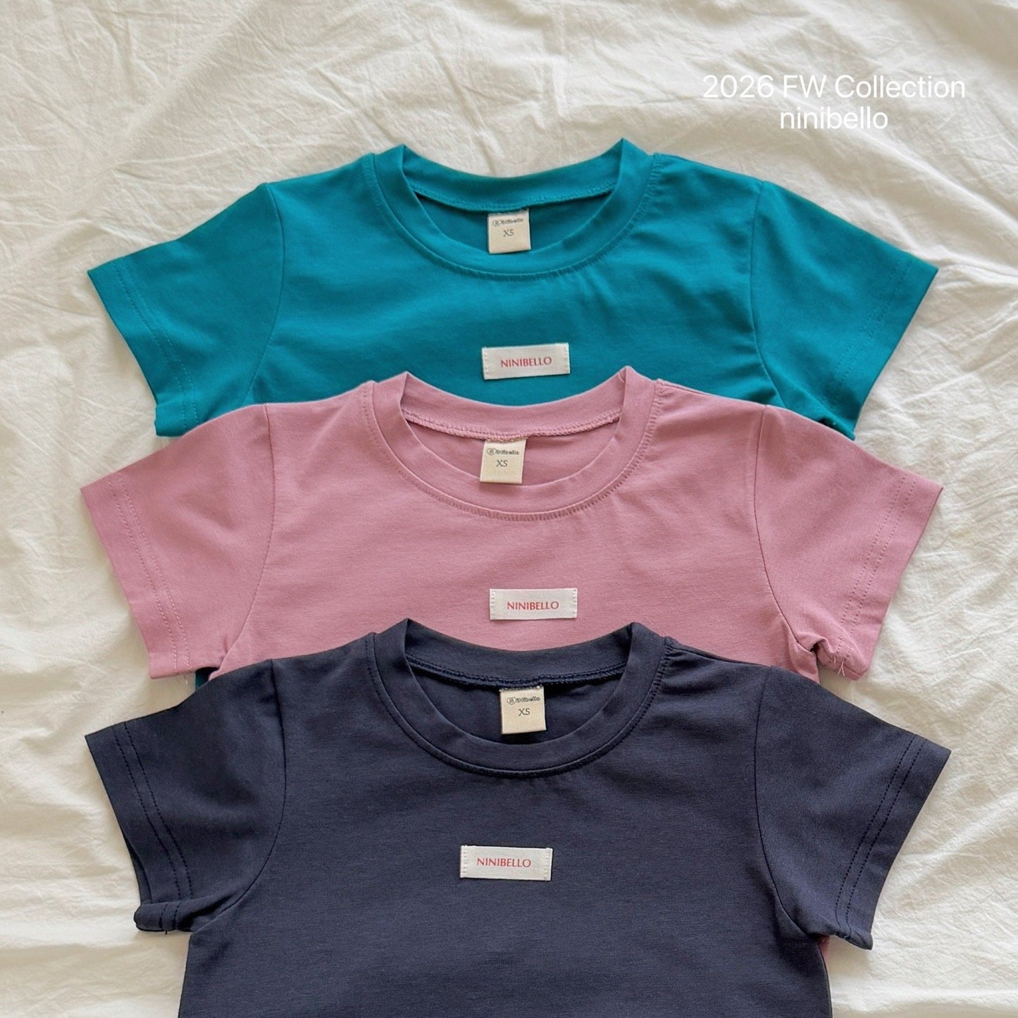 ninibello layered short sleeve set (80-130cm)