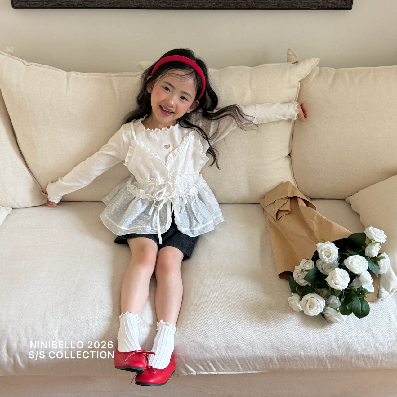 ninibello garden shirring bustier (80-130cm)