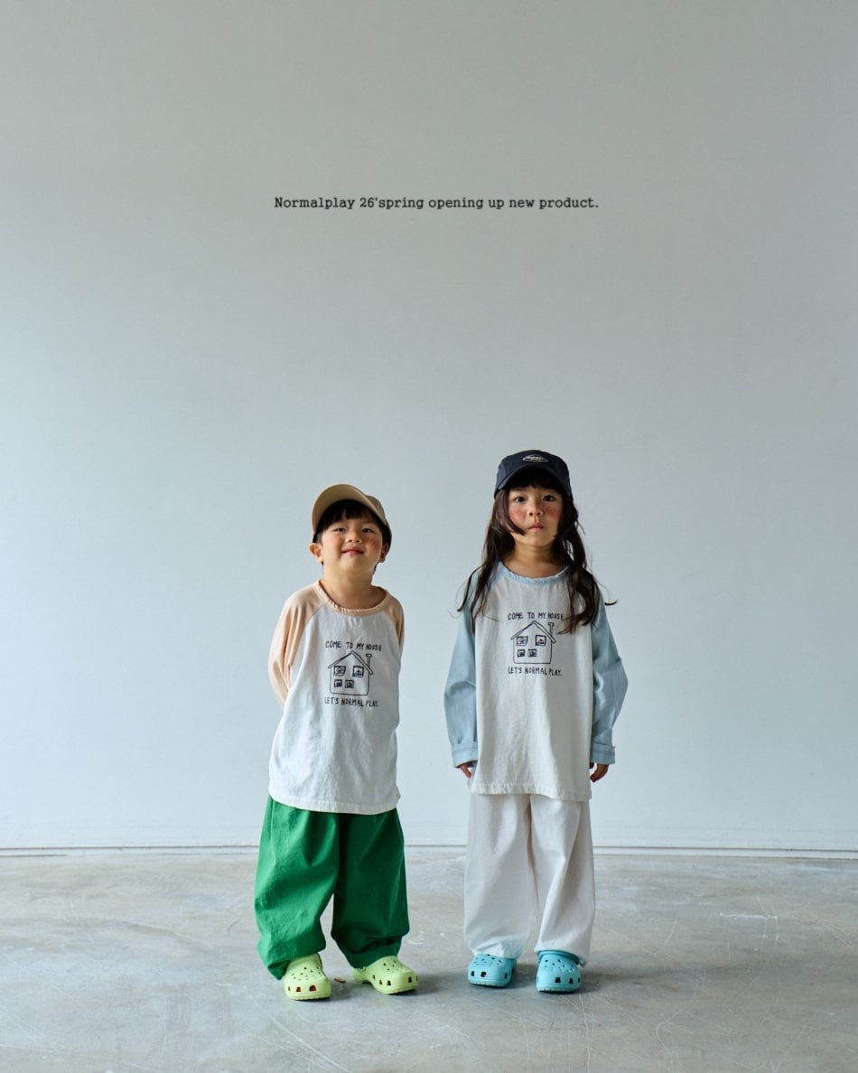 normalplay my home raglan T (75-140cm)