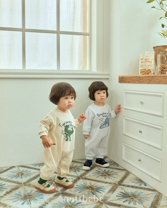 oottbebe dinosaur full body suit(3-12m)