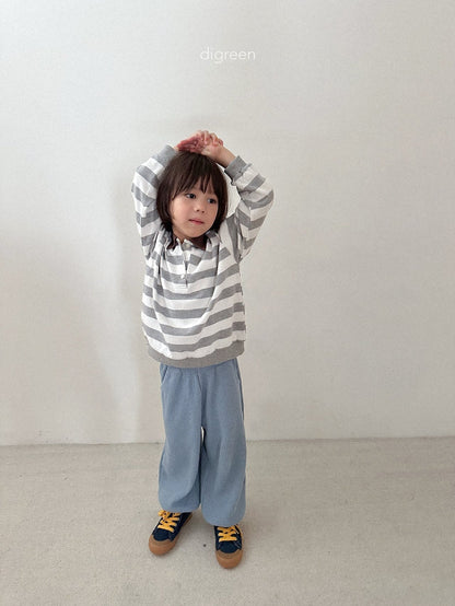 digreen flat waffle pants (85-130cm)