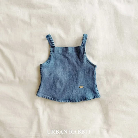 Urban rabbit 牛仔吊帶鬆緊背心 (80-140cm)