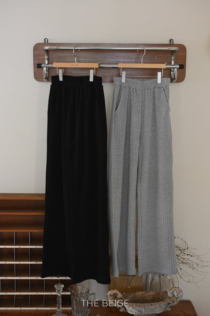 the beige rib pants(adult)