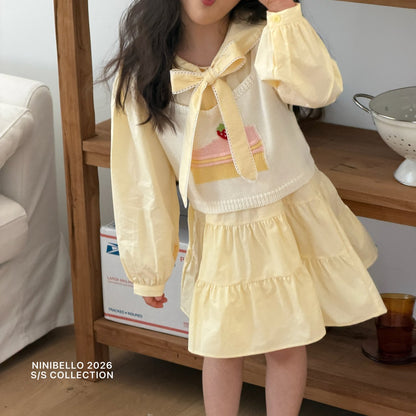 ninibello cake knit vest (90-125cm)