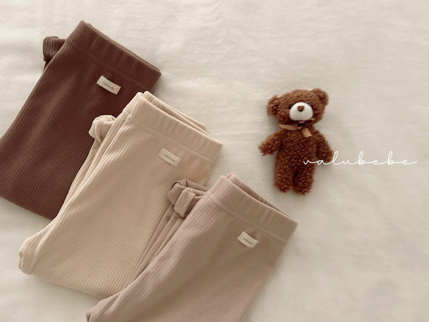 valubebe basic rib leggings (80-110cm)