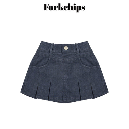 FORKCHIPS harbor pleated skirt (95-160cm)