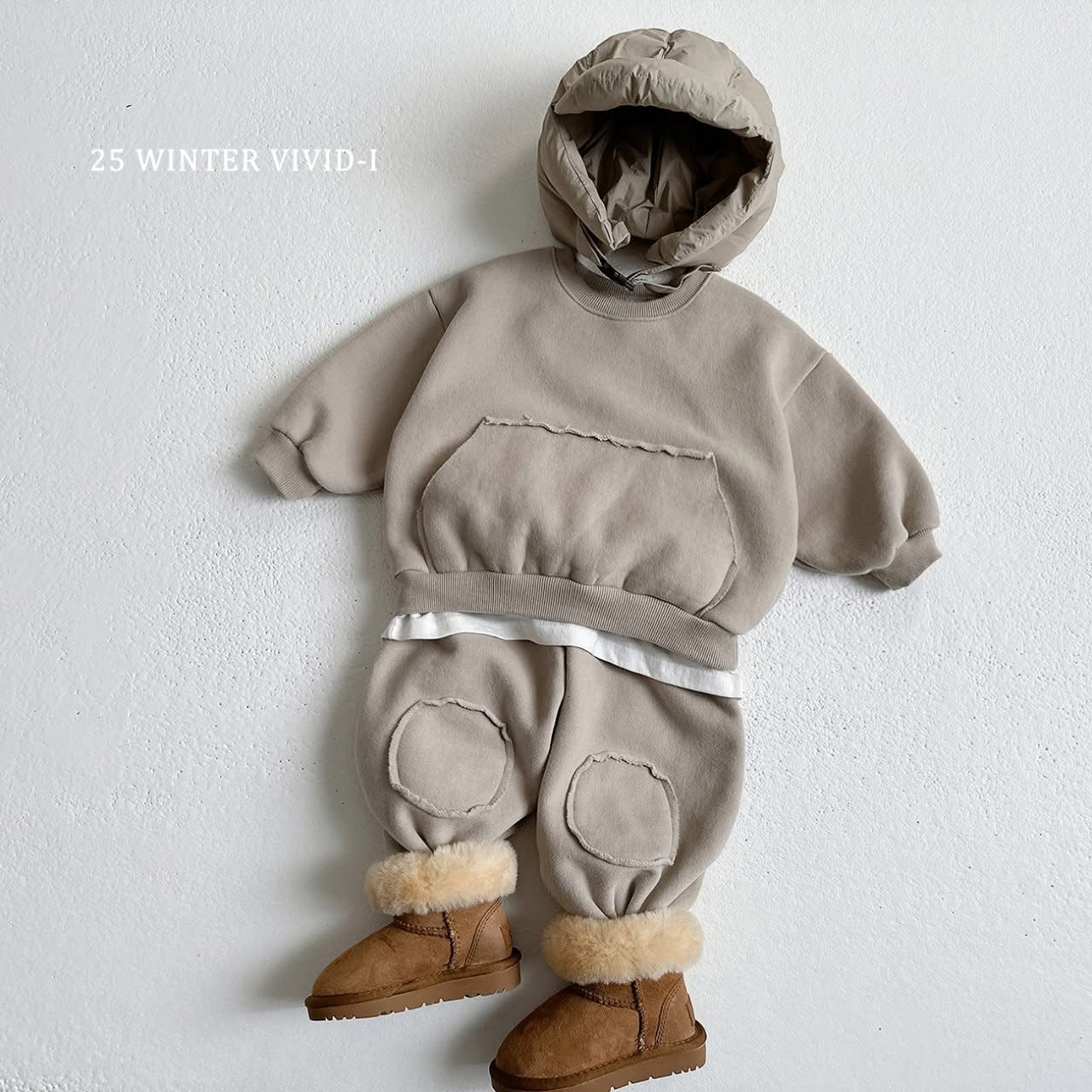 Vivid 大地色口袋上衣 (75-135cm)