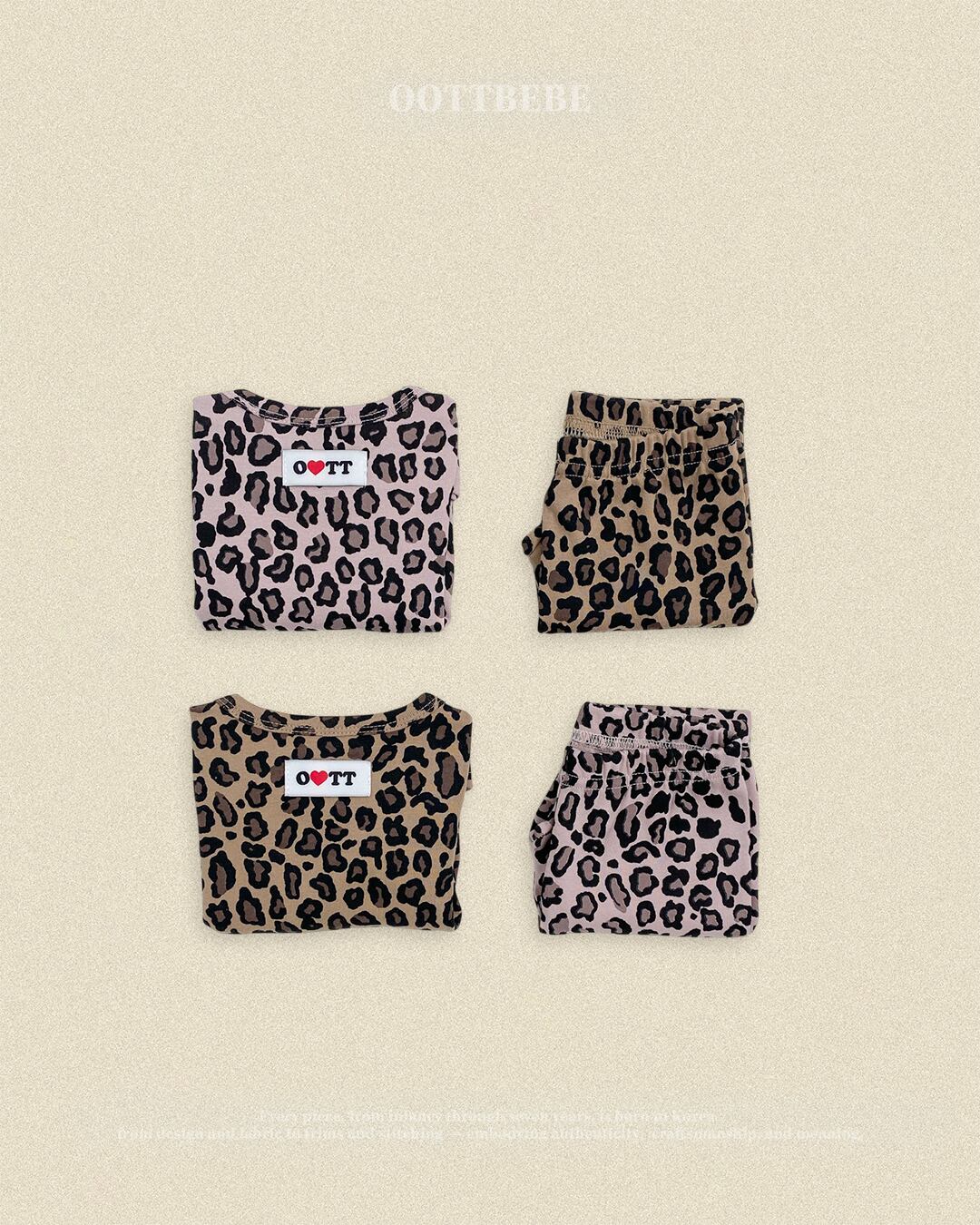 oottbebe little leopard room wear (65-115cm)