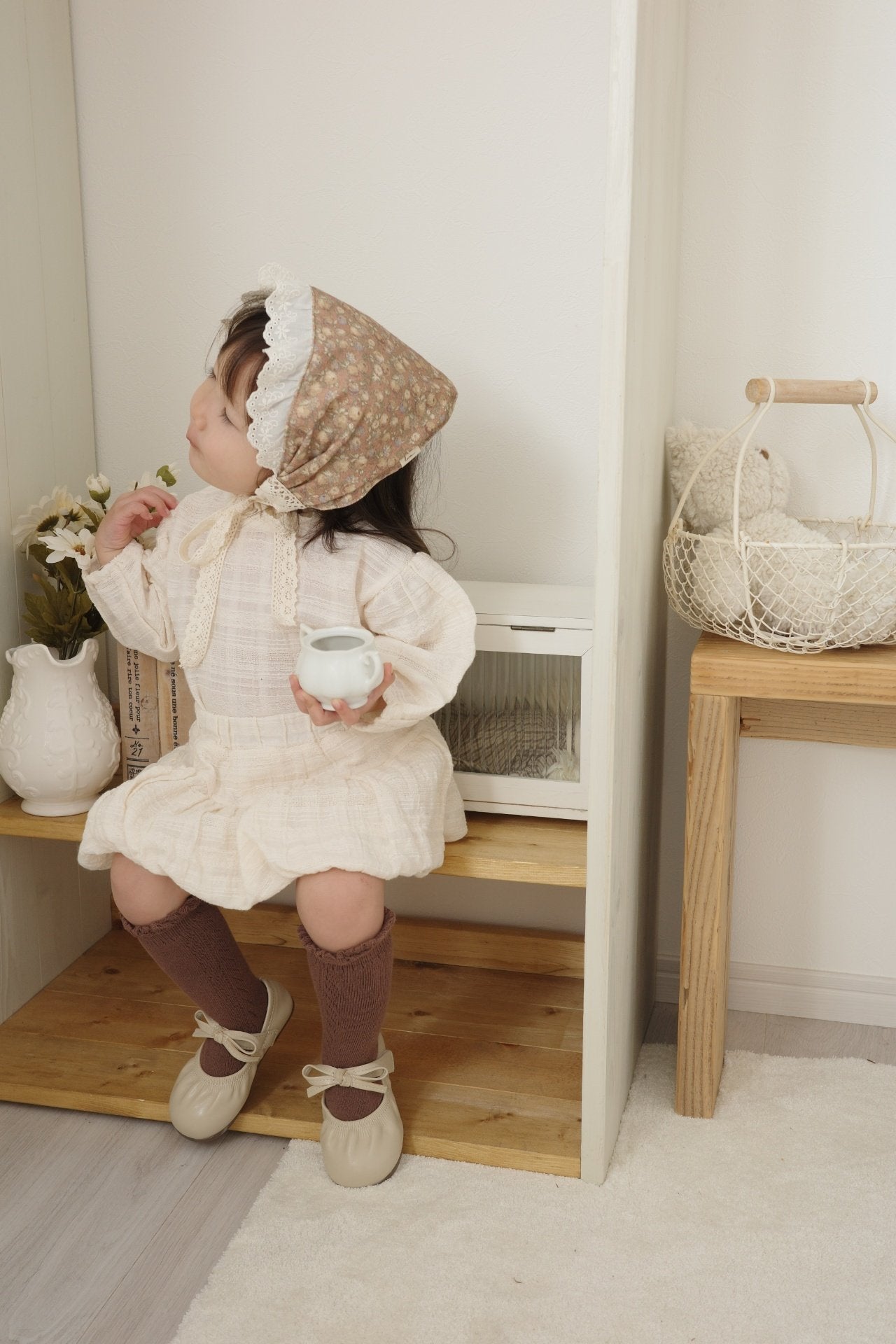 mimi market ella frill blouse (75-90cm)