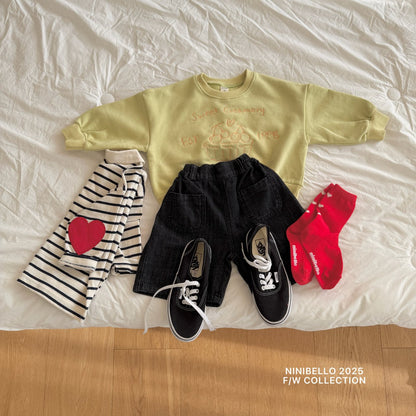 ninibello bread and rice cake collar tee (80-130cm)