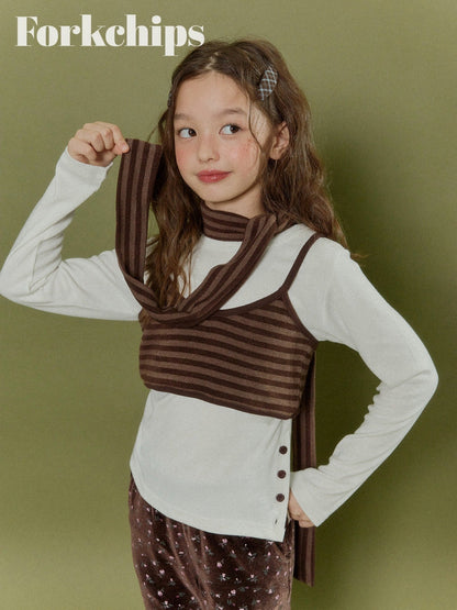FORKCHIPS cocoa single t-shirt (95-160cm)