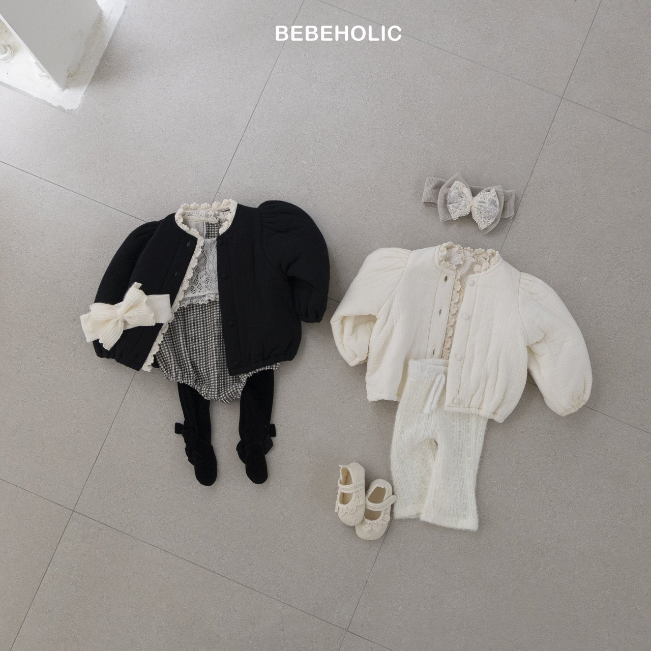 bebeholic chanel padded jacket (6-18m)