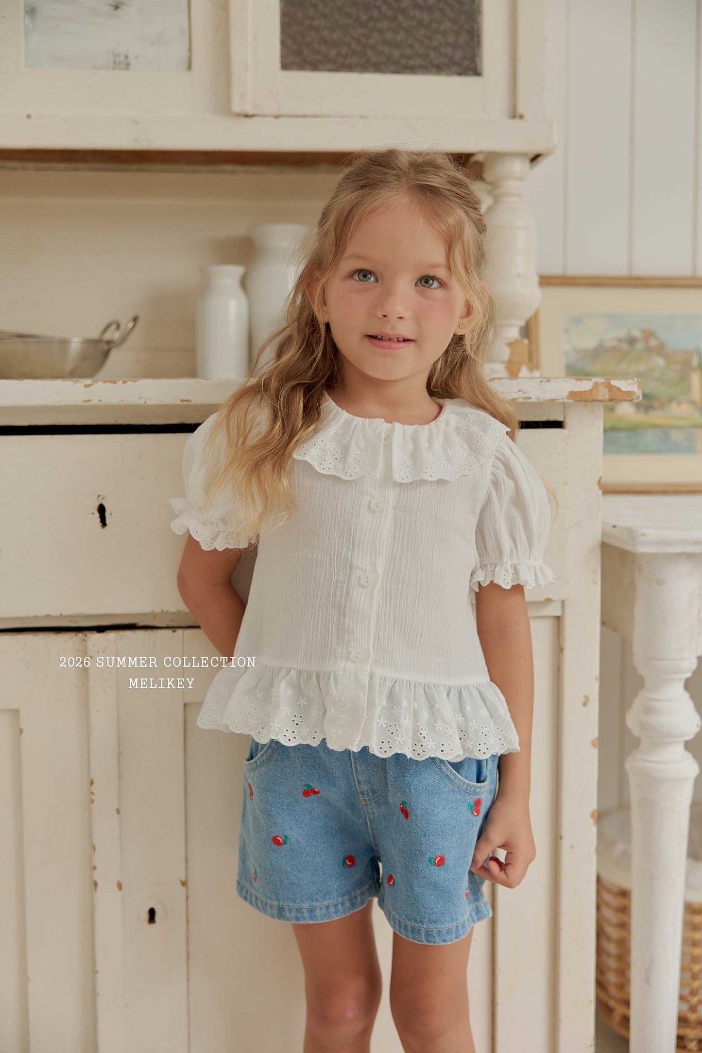 melikey mini cherry shorts (~80-140cm)