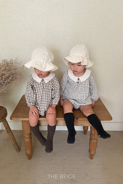 the beige petit collar suit (6-18m)
