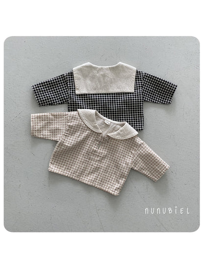 nunubiel bebe check blouse (~70-80cm)