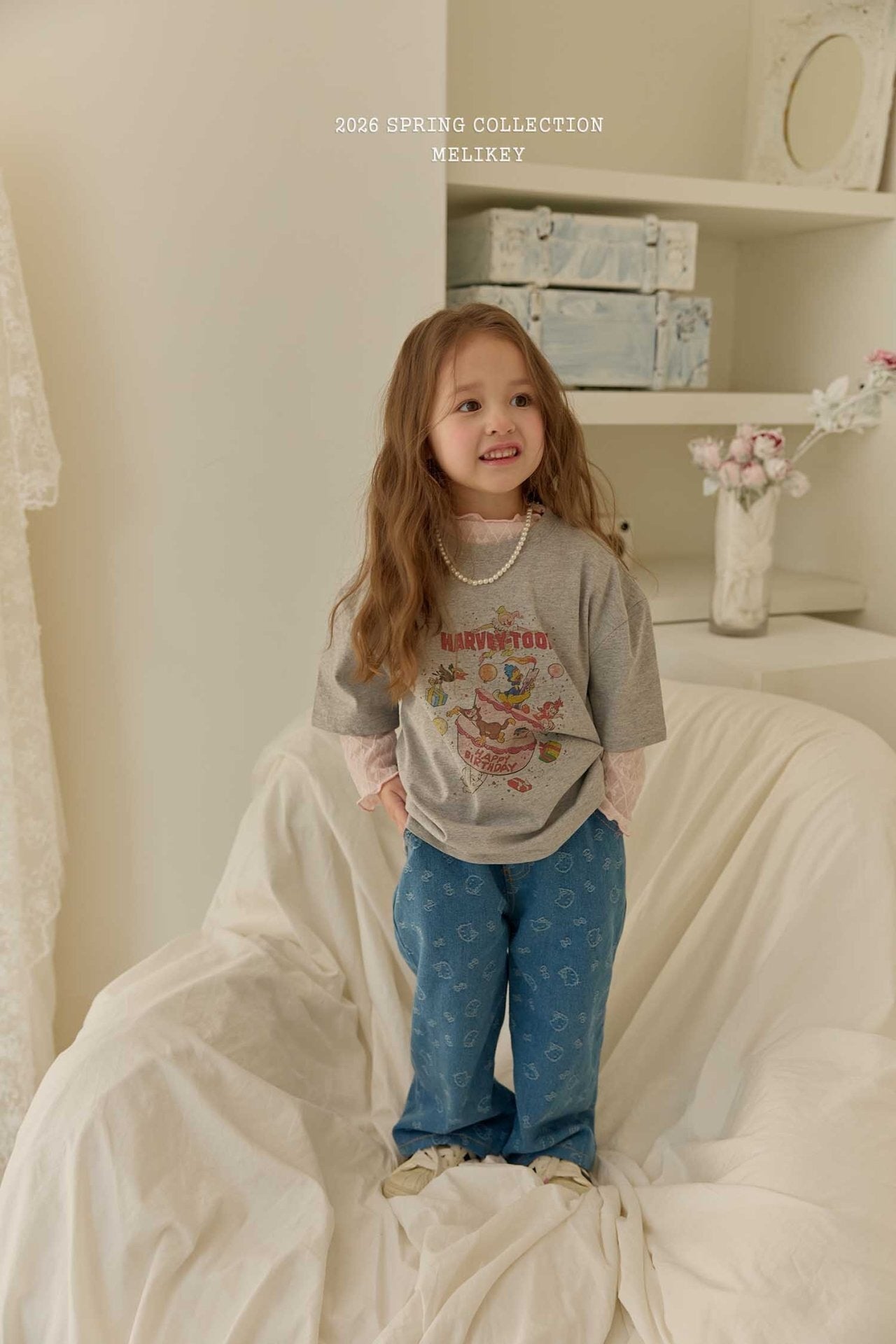 melikey ribbon mesh T (~80-140cm)