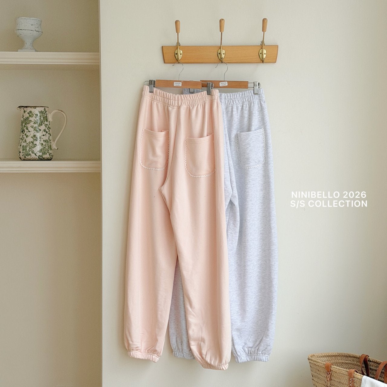 ninibello milk lace jogger pants(adult)