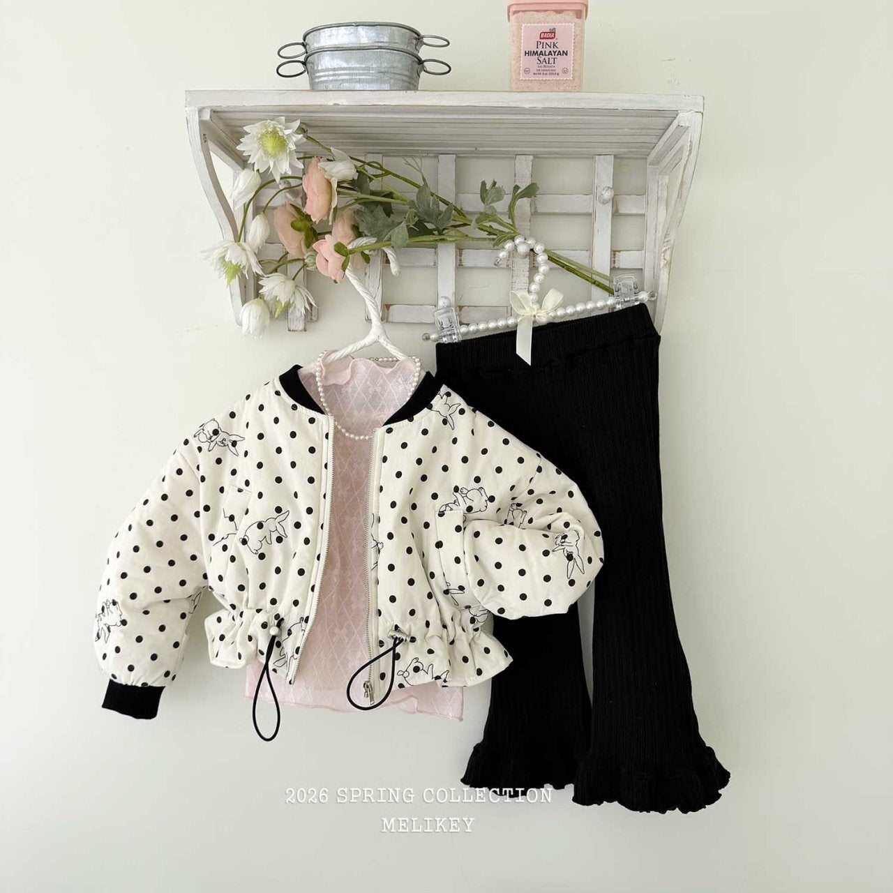 melikey V necked frill bootcut (~80-140cm)