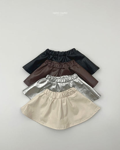 HAROHARO unique leather skirt (85-140cm)
