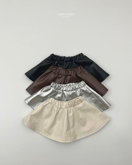 HAROHARO unique leather skirt (85-140cm)