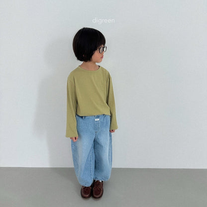 digreen volume denim pants (90-130cm)